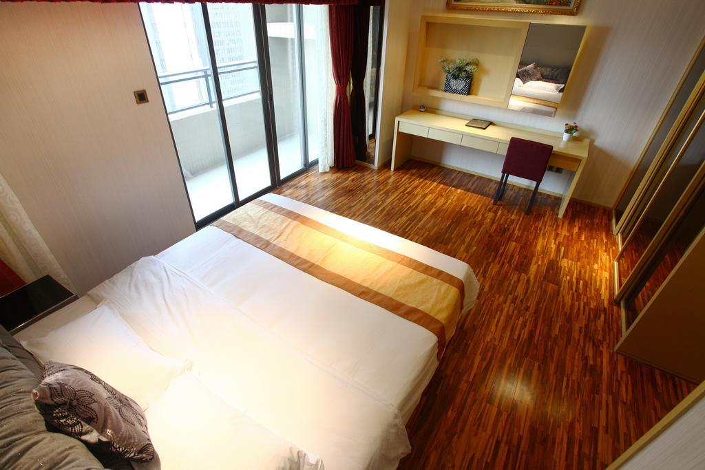 Heefun Apartment Hotel Guangzhou - Poly D Plaza Branch Rum bild