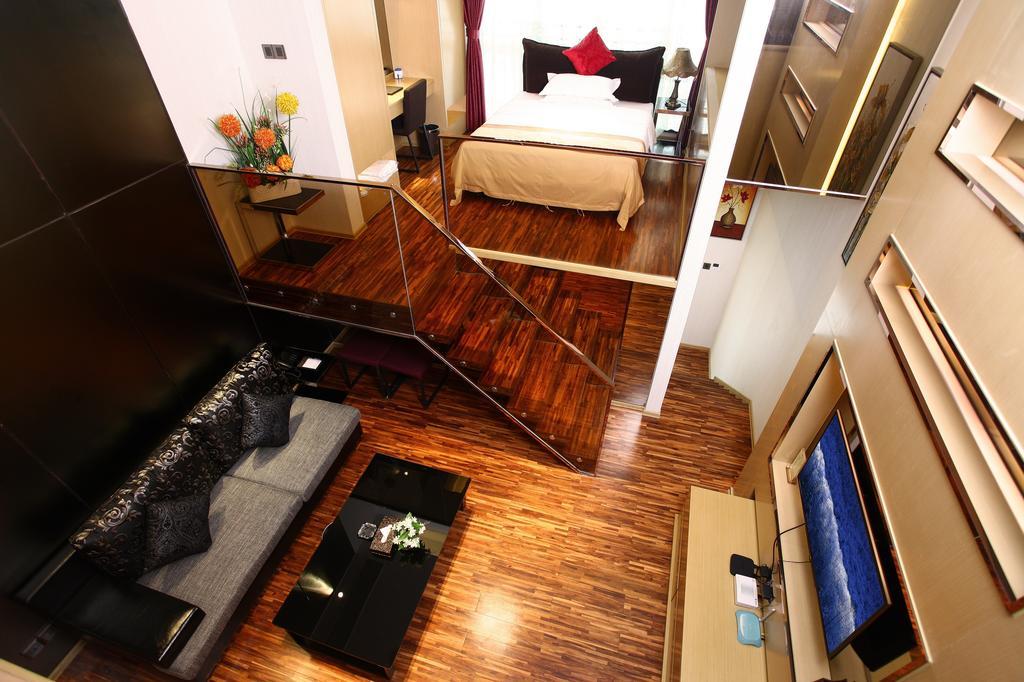 Heefun Apartment Hotel Guangzhou - Poly D Plaza Branch Rum bild