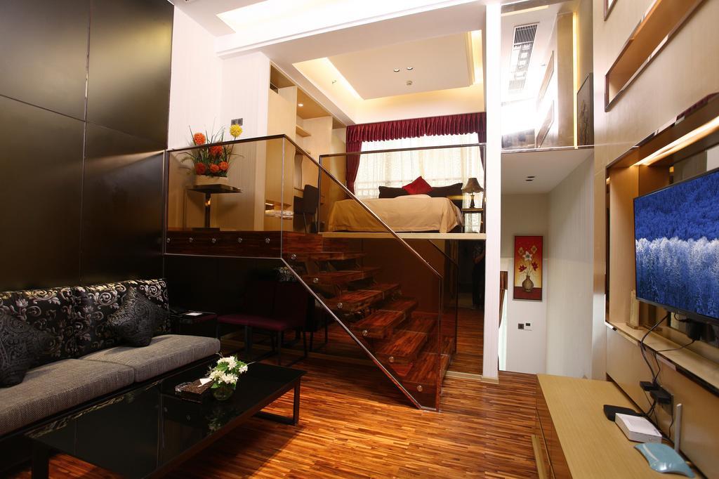 Heefun Apartment Hotel Guangzhou - Poly D Plaza Branch Rum bild