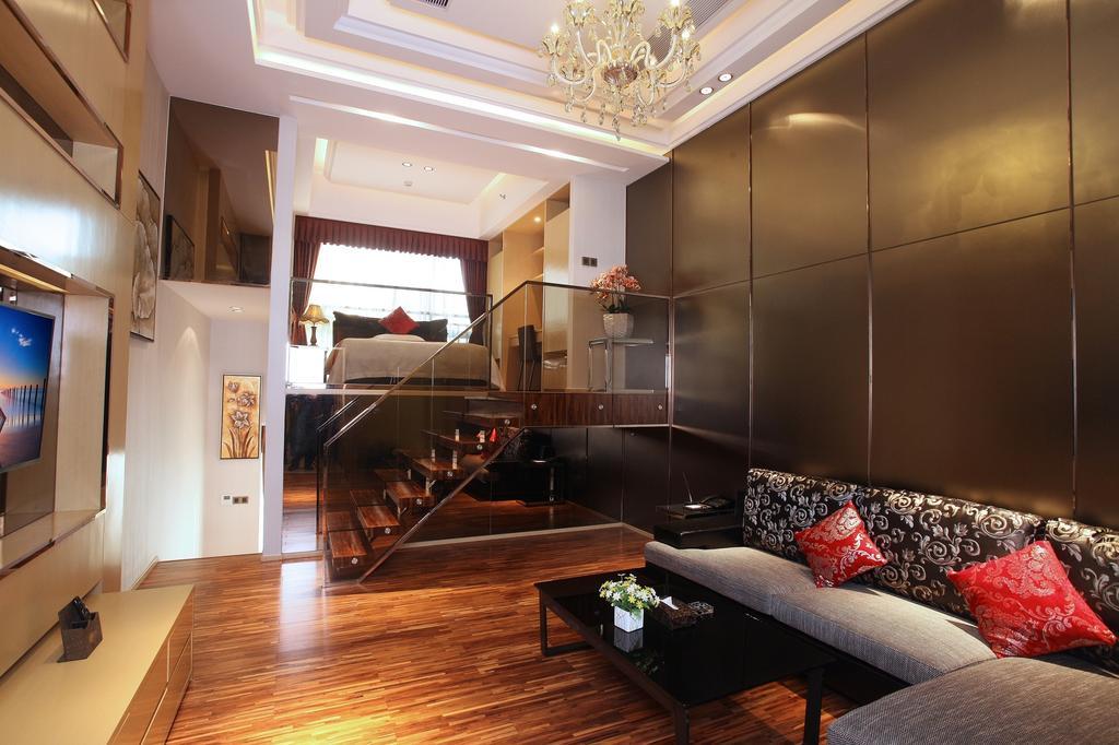 Heefun Apartment Hotel Guangzhou - Poly D Plaza Branch Rum bild